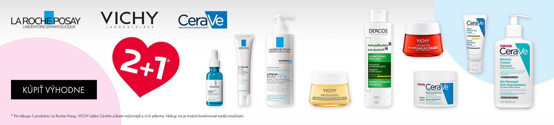 Vichy, LRP, Cerave 2+1