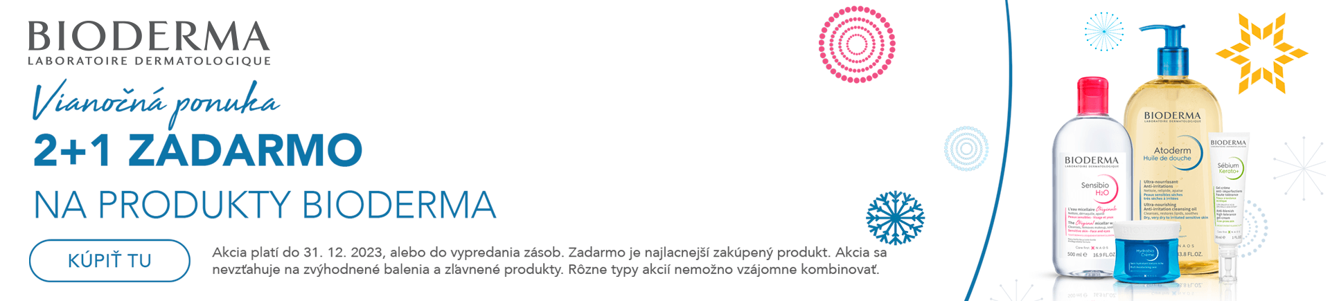 Bioderma 2+1 ZADARMO