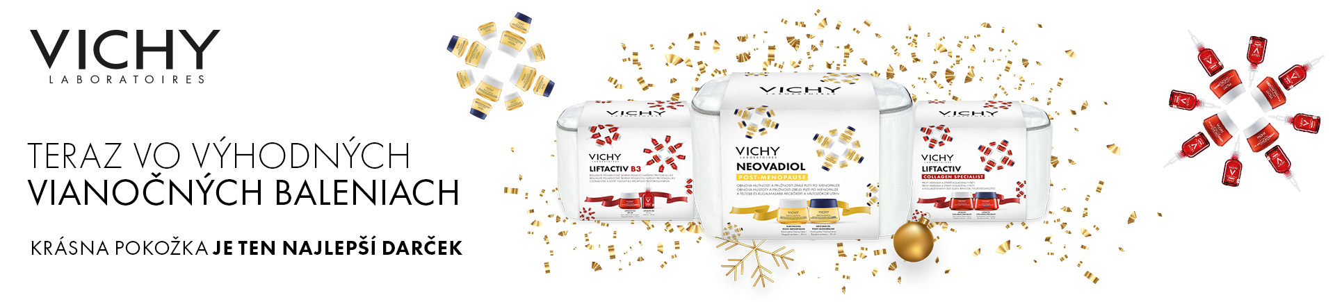 Vichy vianočné balíčky