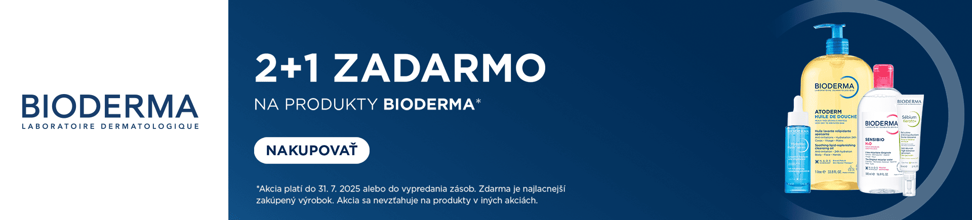 Bioderma 2+1 ZADARMO (okrem Photoderm)