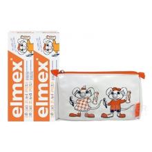 ELMEX DETSKÁ ZUBNÁ PASTA DUOPACK+KEFKA+PERAČNÍK