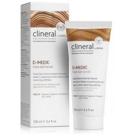 Clineral D-MEDIC Gélový peeling na nohy 100ml