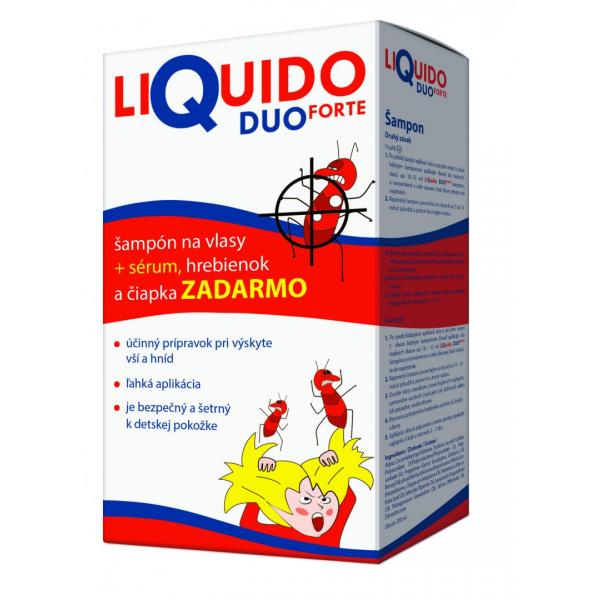 LiQuido DUO FORTE proti všiam (šampón+sérum) 200+125 ml
