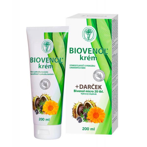 BIOVENOL krém + darček Bivenol MICRO 20 tbl