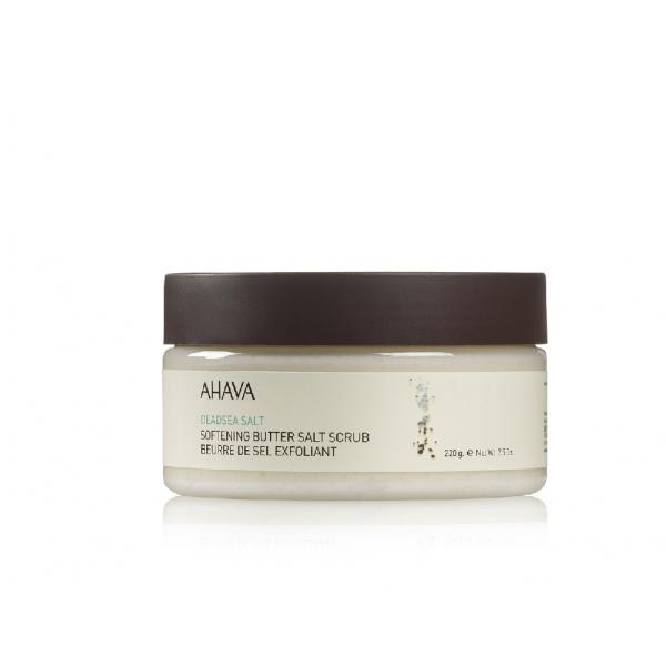 AHAVA Zjemňujúce peelingové maslo so Soľou z Mŕtveho mora 220gr
