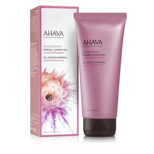 AHAVA Minerálny sprchový gél Kaktus & Ružové korenie 200ml Obsah: 200ml