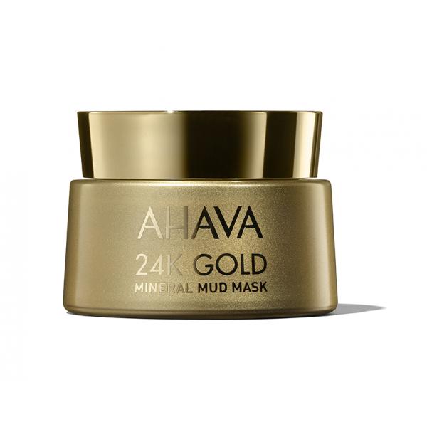 AHAVA Liftingová bahenná maska s 24K Zlatom Obsah: 50ml bez krabičky+Zlupovacia maska 125ml ZADARMO