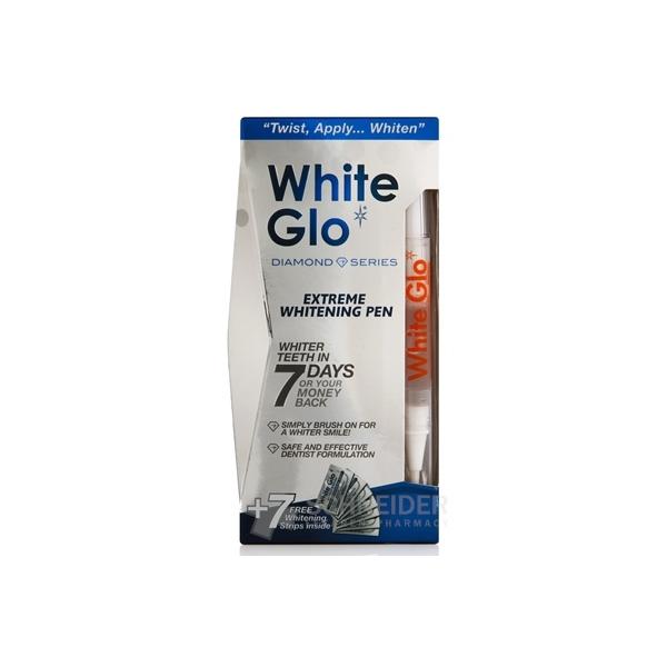 WHITE GLO DIAMONDS Bieliace pero + pásiky