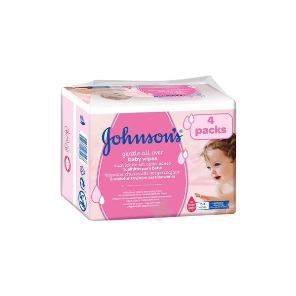 JOHNSON´S gentle all over detské vlhčené obrúsky