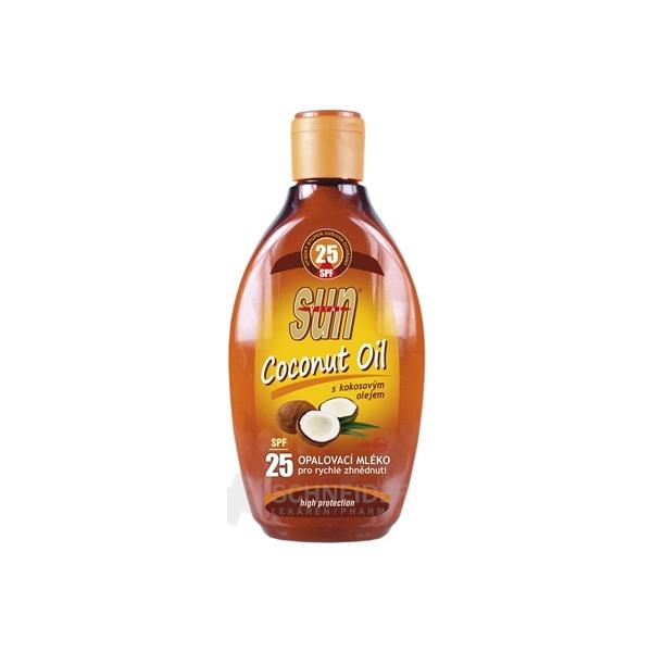 SUN COCONUT OIL opaľovacie MLIEKO SPF 25
