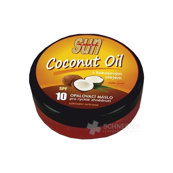 SUN COCONUT OIL opaľovacie MASLO SPF 10