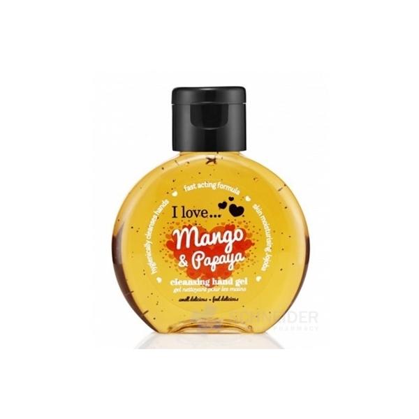 I Love Čistiaci gél na ruky Mango a Papaya
