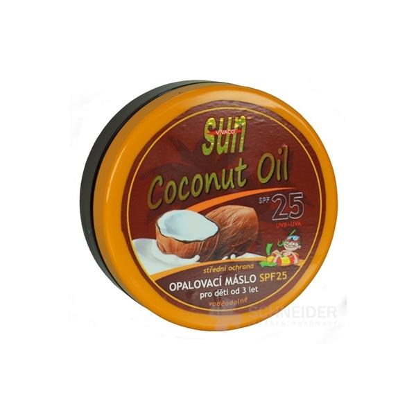 SUN COCONUT OIL opaľovacie MASLO KIDS SPF 25