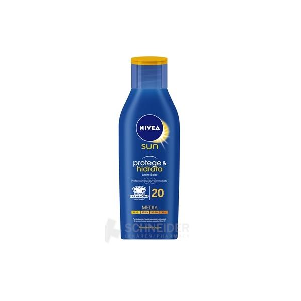 NIVEA SUN Hydratačné mlieko na opaľovanie OF20