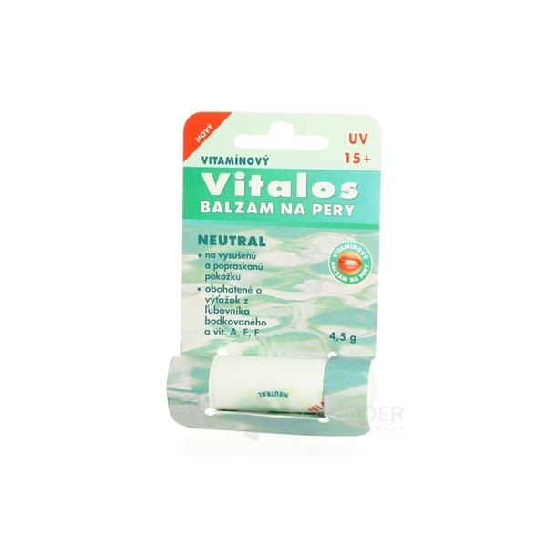 VITALOS Balzam na pery neutral SPF 15