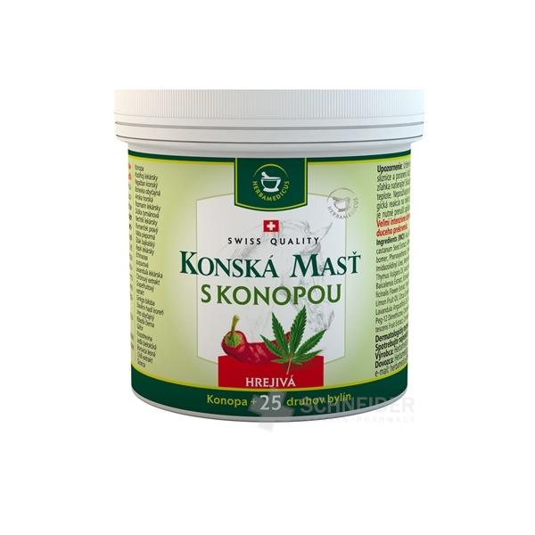 Konská mast® s konopou hrejivá 250 ml