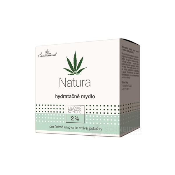 Cannaderm NATURA hydratačné mydlo