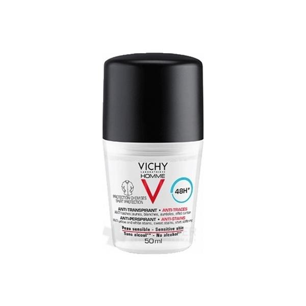 VICHY HOMME DEO ROLL-ON PROTI ŠKVRNÁM 48H