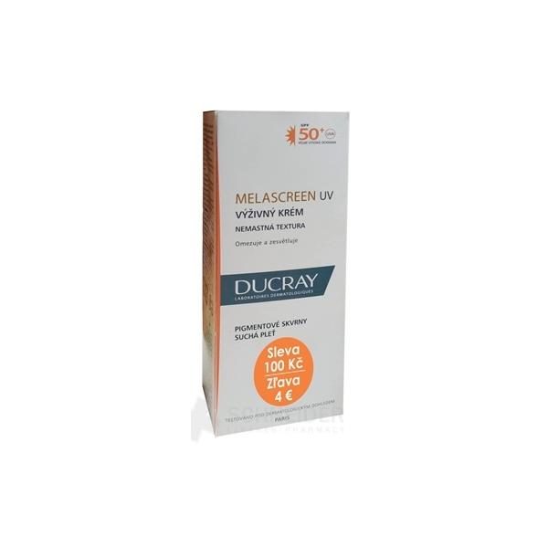 DUCRAY MELASCREEN CREME RICHE SPF50+ (zľava)