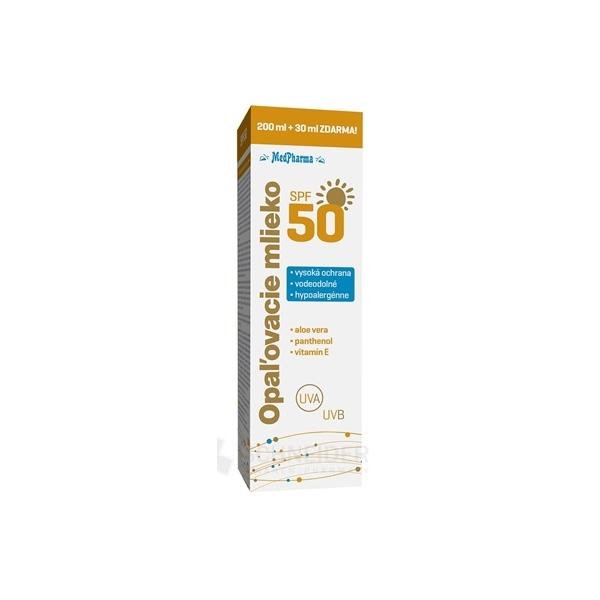 MedPharma OPAĽOVACIE MLIEKO SPF 50