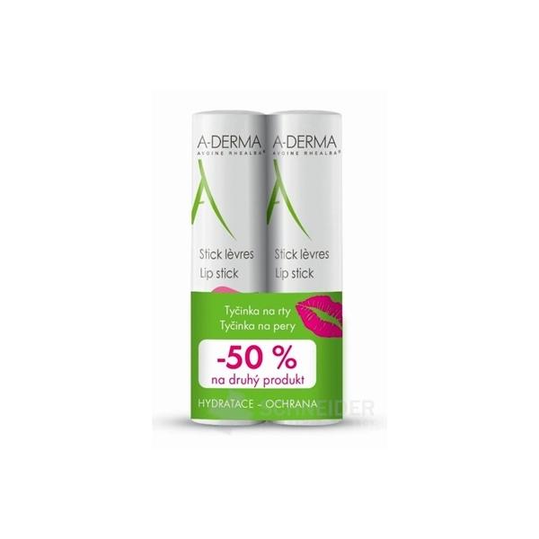 A-DERMA STICK LÈVRES À L’AVOINE RHEALBA (DUO)