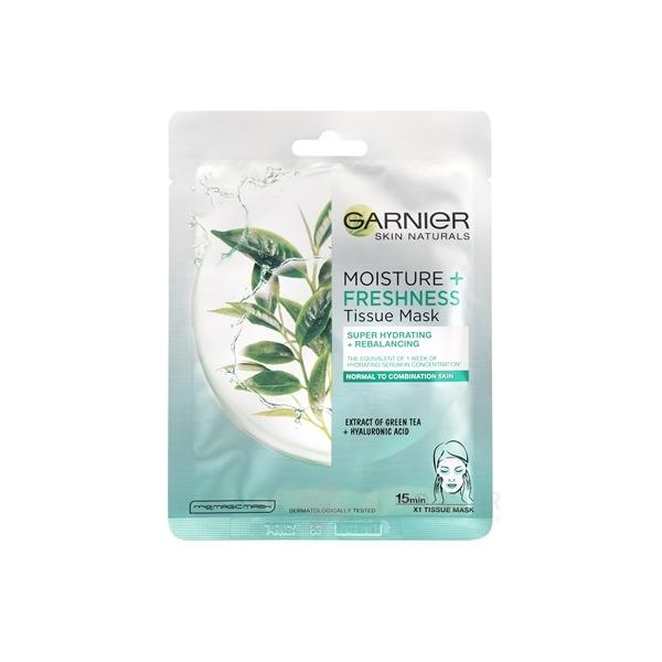 GARNIER Skin Mask FRESHNESS Zelený čaj