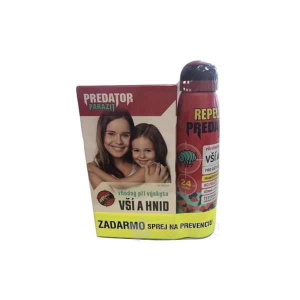 PREDATOR PARAZIT pri výskyte vší a hníd PACK
