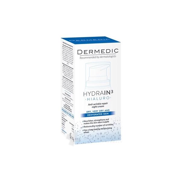 DERMEDIC HYDRAIN3 HIALURO NOČNÝ KRÉM