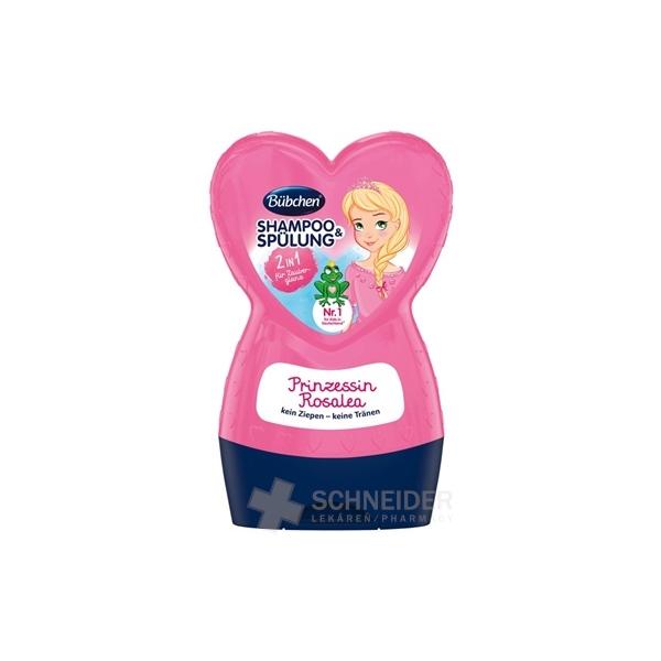 BUBCHEN KIDS SHP+KONDICIONÉR 2v1 PRINCEZNÁ ROSALEA