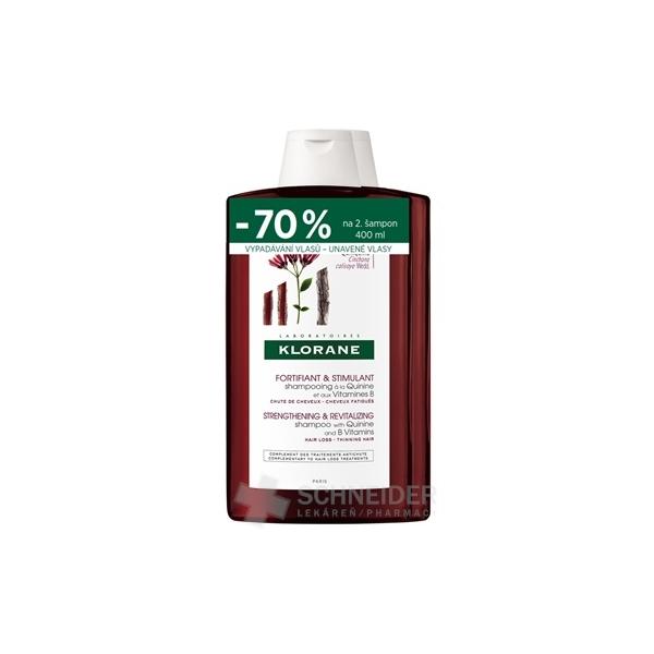 KLORANE SHAMPOOING À LA QUININE ET AUX VIT.B (DUO)
