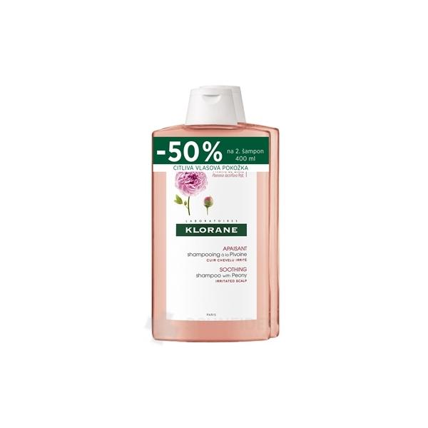 KLORANE SHAMPOOING à la Pivoine (DUO)