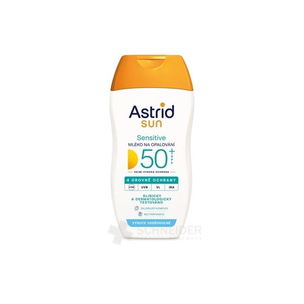 ASTRID SUN Sensitive Mlieko na opaľovanie OF 50+