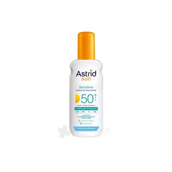 ASTRID SUN Sensitive Mlieko na opaľovanie OF 50+