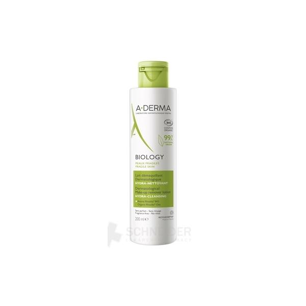 A-DERMA BIOLOGY odličovacie mlieko HYDRATAČNÉ