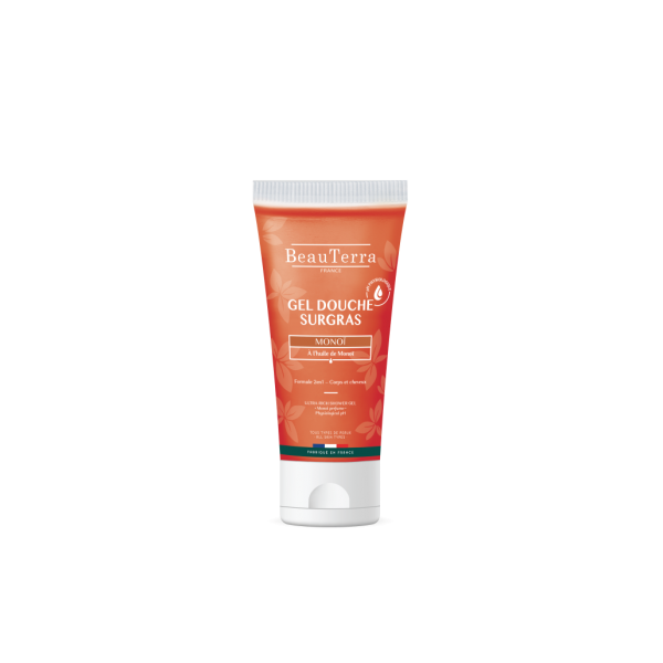 BeauTerra  - Výživný sprchový gel 2v1 pre telo aj vlasy s karibskou vôňou Monoi