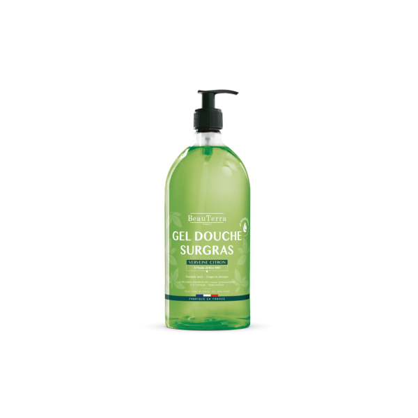 BeauTerra  - Výživný sprchový gel 2v1 pre telo aj vlasy s vôňou  Citrón&Verbena