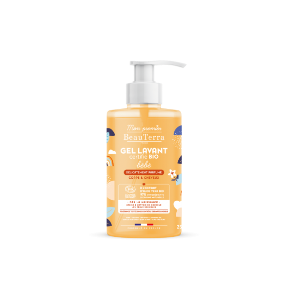 BeauTerra - organický detský sprchový gel s jemnou vôňou