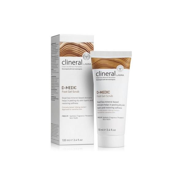 Clineral D-MEDIC Gélový peeling na nohy 100ml