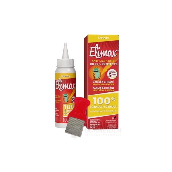 ELIMAX ŠAMPÓN PROTI VŠIAM A HNIDÁM