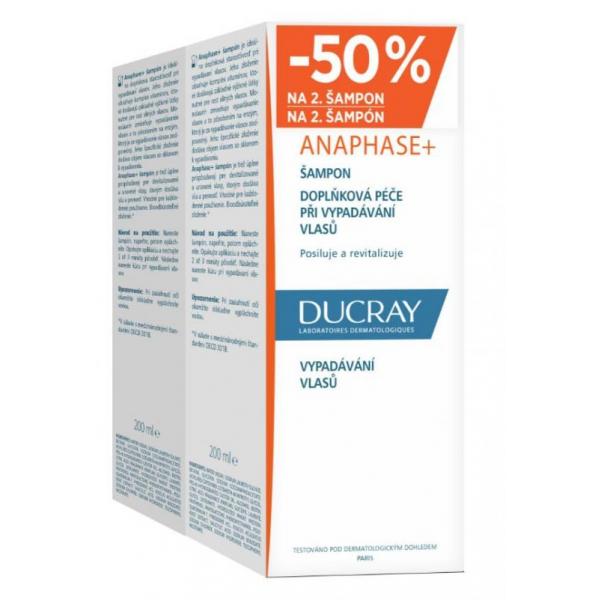 Ducray Anaphase+ šampón 2x200ml