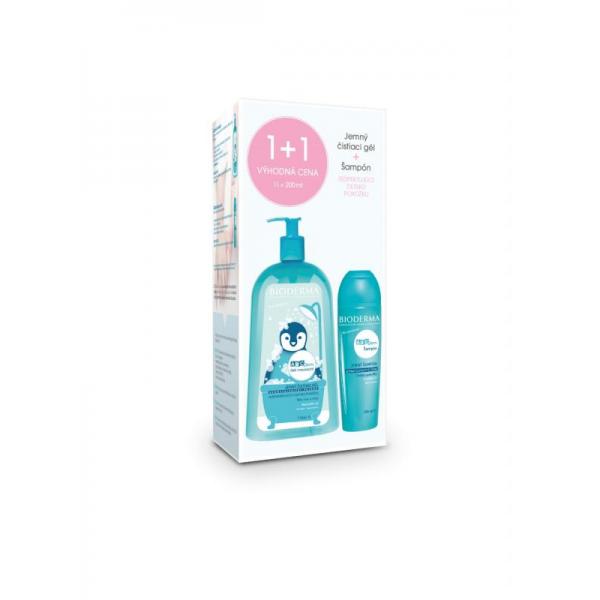 Bioderma ABCDerm gel moussant 1l + Šampón 200ml