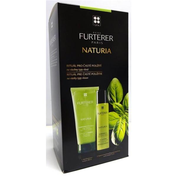 René Furterer Naturia Extra jemný šampón 200ml + suchý šampón 75ml