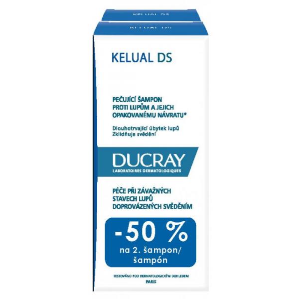 Ducray Kelual DS liečebný šampón proti lupinám 2x100ml