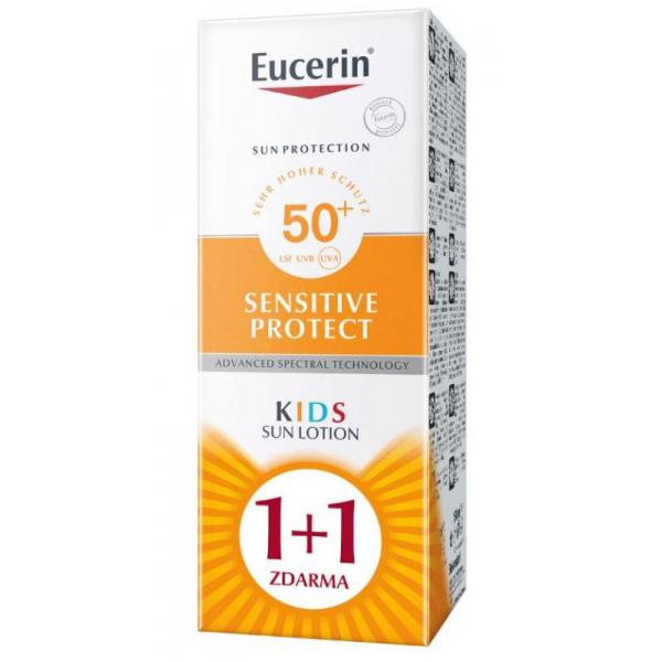 Eucerin Detské mlieko SENSITIVE PROTECT SPF50+ 2x150ml