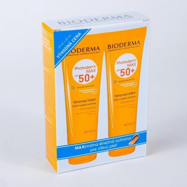 Bioderma Photoderm MAX Tónovací krém SPF 50+ 2x40ml