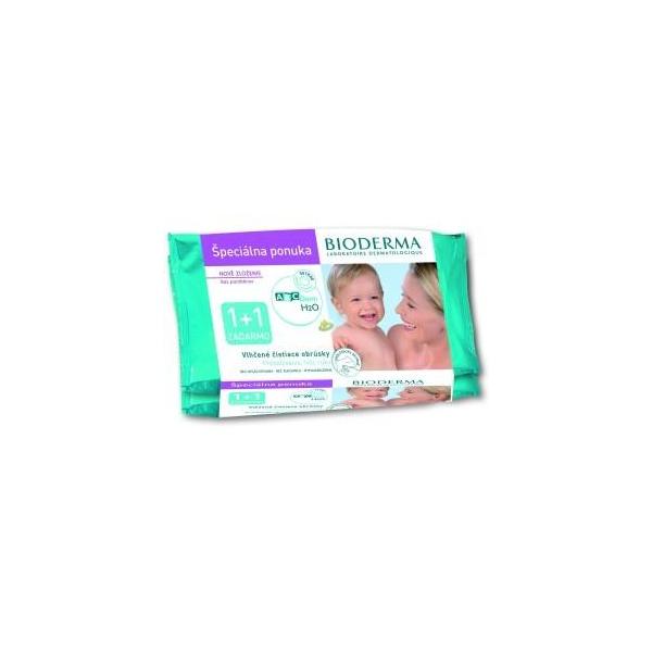 Bioderma ABC Derm vlhčené obrúsky DUOPACK