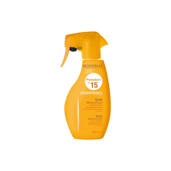 Bioderma Photoderm Opaľovací sprej SPF 15 400ml