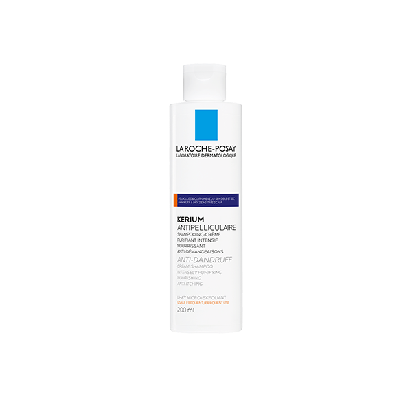 La Roche-Posay Kerium šampón na suché lupiny 200ml